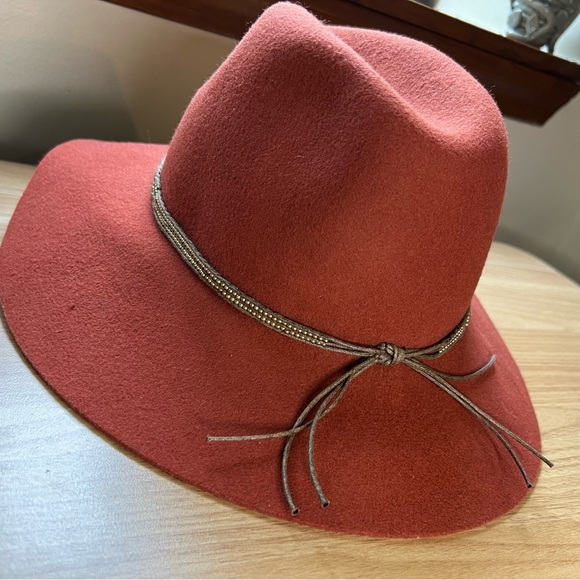 Lucky Brand Wool Felt Wide-Brim Hat - Rust Color - Picture 3 of 16
